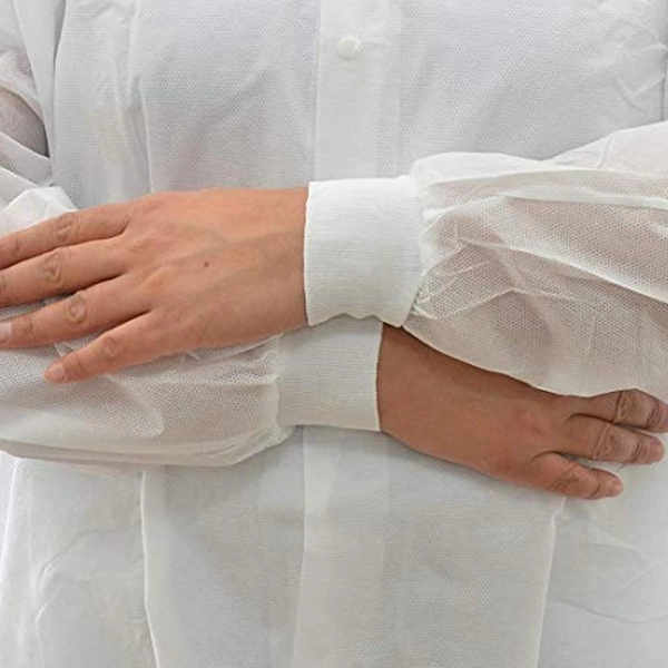 Safety Brand Low Price Non-Woven Disposable Medical Lab Coat