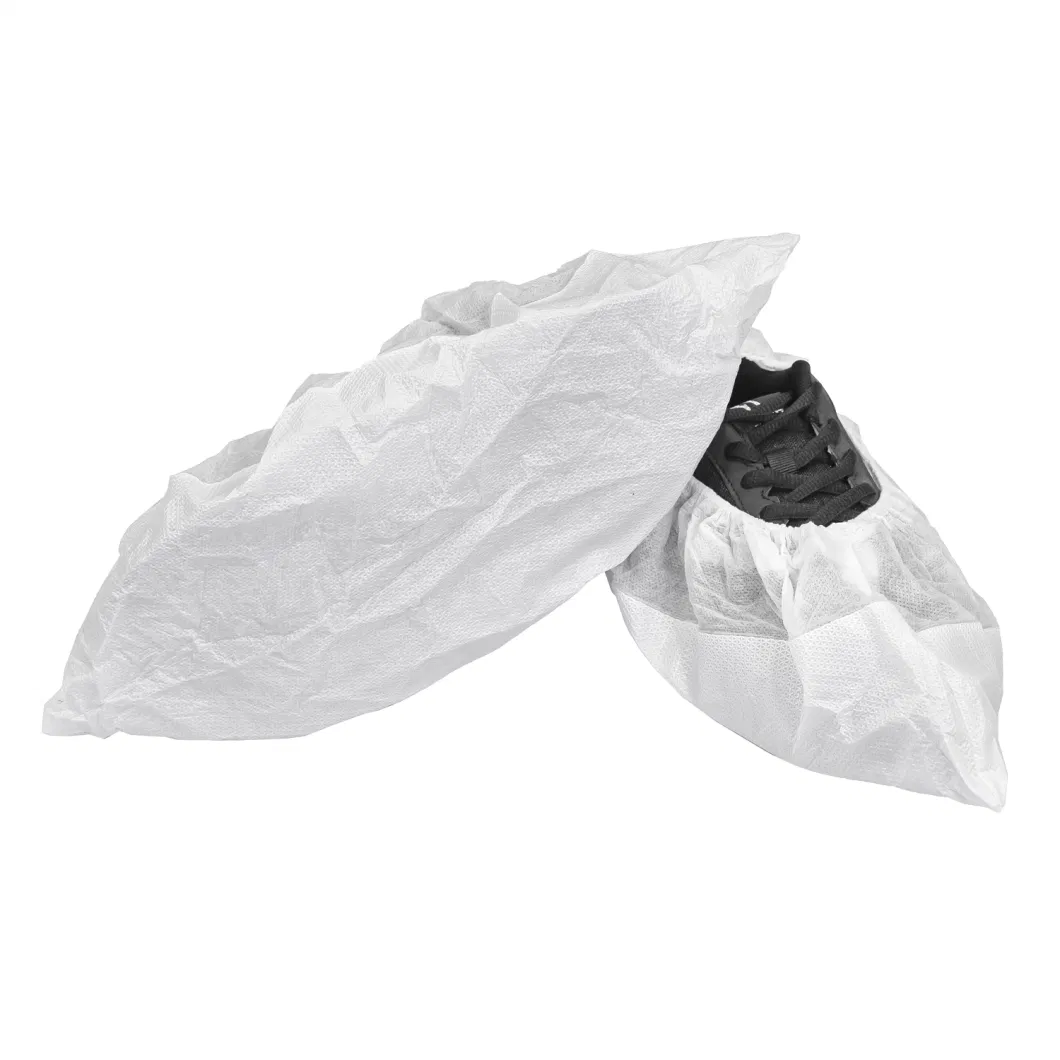 High Quality PP+CPE Coated Waterproof Nonwoven Shoe Cover