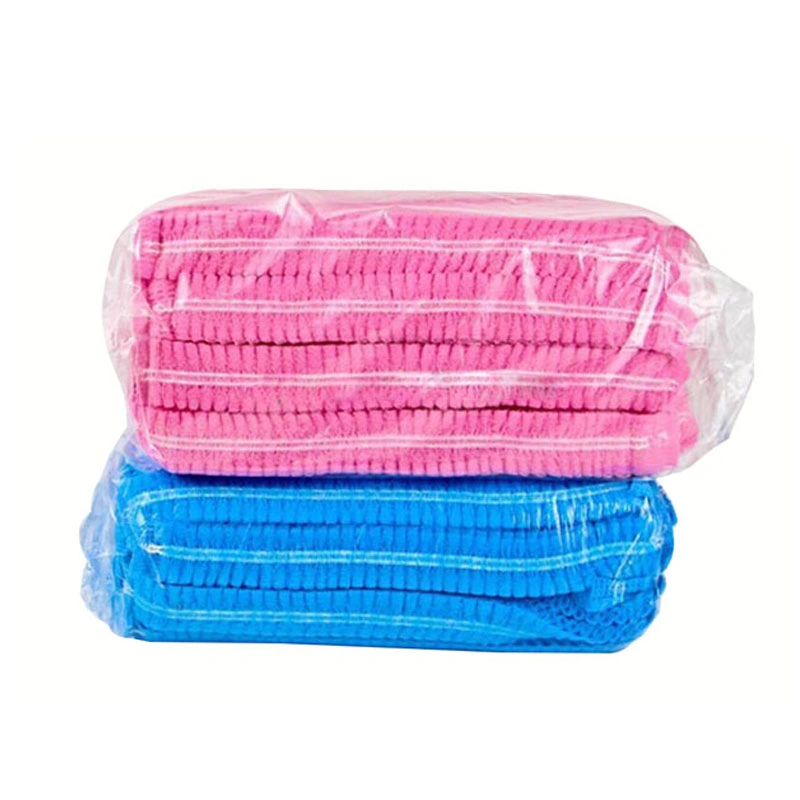 Disposable Non Woven Protective Clip Cap Nursing Round Cap Mop Cap