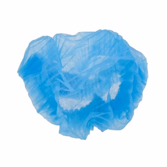 Nontissé/SMS/PP/rond/serti/plissé/bande/clip jetable Mop Cap PE Bouffant douche bain hôtel Cap